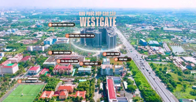 Dự án Westgate, Đường Tân Túc, Thị trấn Tân Túc, Bình Chánh, Hồ Chí Minh