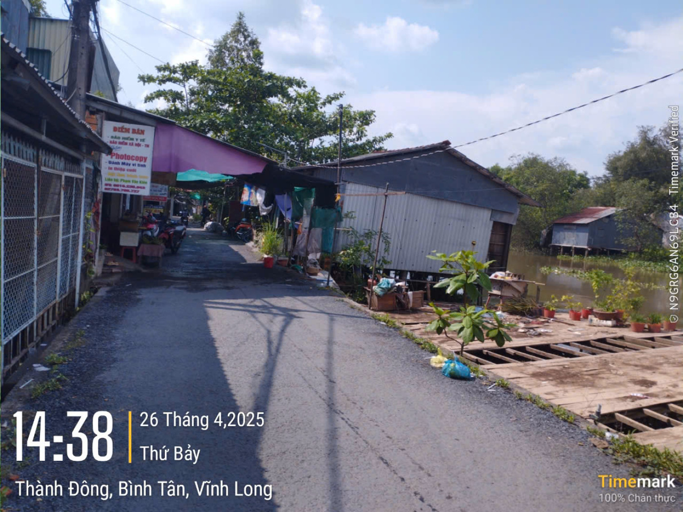 VL927	Khu vực chợ xã Tân Quới