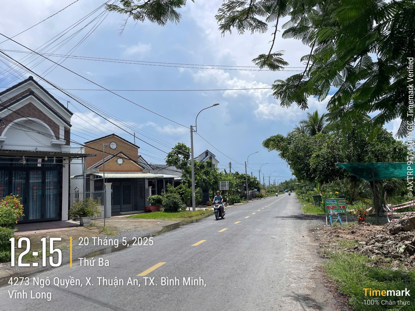 VL863 Đường vào xã Thuận An (ĐH.50) nút giao số 1 "UBND xã Thuận An (cũ) và cầu Rạch Múc nhỏ"